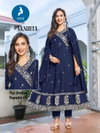 Akshita By Kaya Roman Anarkali Kurtis Set Wholesale Price In Surat
